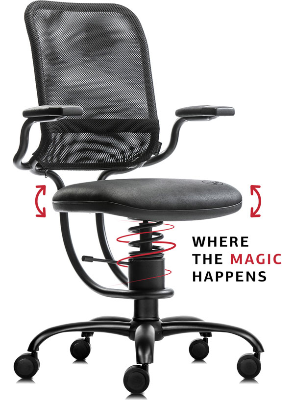 SpinaliS dynamische bureaustoelen